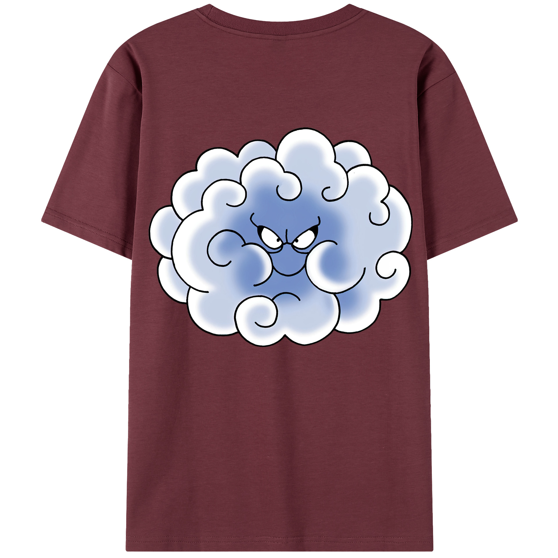 （画像用） ドラゴンクエスト Doragon Kuesuto Dragon Quest 綿100％半袖Tシャツ（背面プリント）